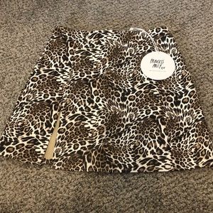 Princess Polly leopard print mini skirt